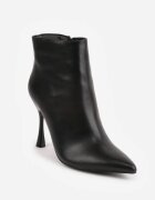 vices Botine Negre Clasice cu toc stiletto Tikolisse