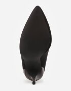 vices Botine Negre cu carâmb tip șosetă pe toc stiletto Brattalie