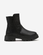 vices Botine Negre cu Platformă cu Fermoar Decorativ lateral Tarienne