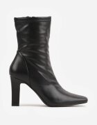vices Botine Negre cu toc bloc cu carâmb mulat Liliathra