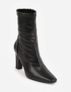 vices Botine Negre cu toc bloc cu carâmb mulat Liliathra