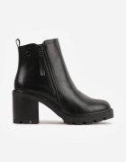 vices Botine Negre cu toc cu fermoar decorativ Leriene
