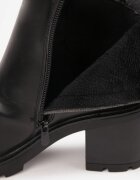 vices Botine Negre cu toc cu fermoar decorativ Leriene