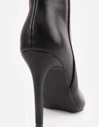 vices Botine Negre cu toc cui în Stil Clasic Nurivie