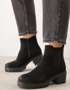 vices Botine Negre cu toc gros Ruiha
