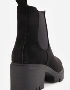 vices Botine Negre cu toc gros Ruiha