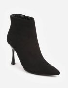 vices Botine Negre cu Toc Stiletto în Stil Clasic Tikolisse