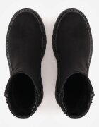 vices Botine Negre din Ecosuede cu platformă cu fermoar decorativ lateral Tarienne