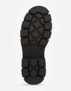 vices Botine Negre Ghete Chelsea cu Platformă Decorate cu Aplicație Metalică Zaidera
