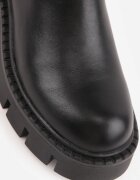 vices Botine Negre Ghete Chelsea cu Platformă Decorate cu Aplicație Metalică Zaidera