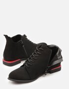 vices Botine Negre Ghete din imitație de piele întoarsă Aliff
