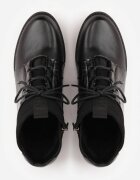 vices Botine Negre în stil ghete cu model piele de crocodil Alirriva