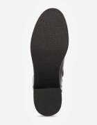 vices Botine Negre la Gleznă cu Toc Bloc cu Carâmb Mulat Alavitta