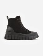 vices Botine Negre la gleznă pe platformă Viuana