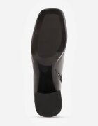 vices Botine Negre Lăcuite cu toc gros și platformă Falesia