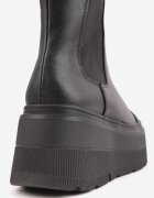 vices Botine Negre pe platformă stil ghete Chelsea Radvire