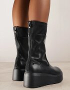 vices Botine Negre pe Talpă Groasă în Stil Grunge Anarriva