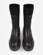 vices Botine Negre pe Talpă Groasă în Stil Grunge Anarriva