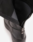 vices Botine Negre pe Talpă Groasă în Stil Grunge Anarriva