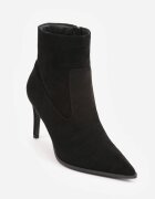 vices Botine Negre pe Toc Stiletto cu Tija Aderentă Mesiella