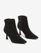 vices Botine Negre pe toc stiletto cu vârf ascuțit Ravalise