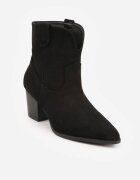 vices Botine Negre stil cowboy cu toc Velfedi