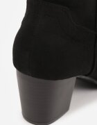 vices Botine Negre stil cowboy cu toc Velfedi