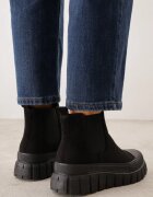 vices Botine Negre Stiletto peste gleznă pe platformă Divita