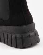 vices Botine Negre Stiletto peste gleznă pe platformă Divita