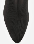 vices Botine Negre tip șosetă cu toc gros în stil elegant Rarana
