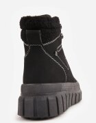 vices Botine negre tip Trapper cu platformă cu relief Anarrive