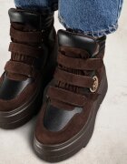 vices Botine Sneakers Maro cu Platformă în Stil Y2K Gelira