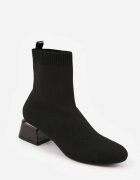 vices Botine șosetă Negre pe Toc în formă de Con Aturia