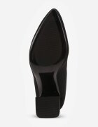 vices Botine șosetă Negru-Auriu cu toc gros în stil elegant Rarana