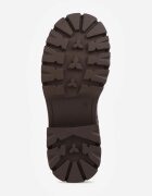vices Botine stil worker Negre cu Ornament Metalic pe Carâmb Cevea Maro