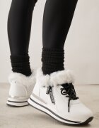 vices Botine tip Adidași Albe Cu șireturi Cu blană Gameda