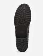 vices Botine tip trzewici cu inserții din piele de șarpe și fermoar decorativ Tinoa Negre