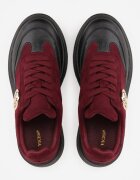 vices Chunky Adidași Bordo pe Platformă cu Detaliu Rotund Sedvira