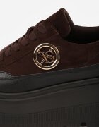 vices Chunky Adidași Maro cu Platformă cu Detaliu Rotund Sedvira