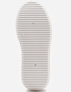 vices Chunky Sneakers Albi cu aplicație triunghiulară pe platformă Cezaline