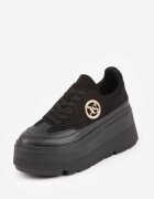 vices Chunky Sneakersy Negri cu platformă cu detaliu rotund Sedvira