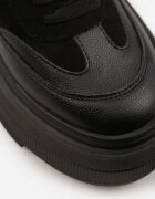 vices Chunky Sneakersy Negri cu platformă cu detaliu rotund Sedvira