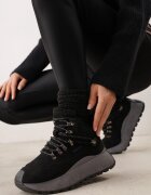 vices Cizme de zăpadă stil Adidași Negre cu platformă stil sportiv Nelsella