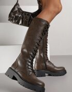 vices Cizme Maro Tip Workery în Stil Grunge Unalira