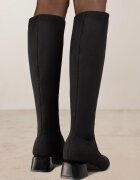 vices Cizme negre pe toc conic cu carâmb elastic Garsse