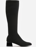 vices Cizme negre pe toc conic cu carâmb elastic Garsse