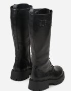 vices Cizme Negre Tip Bocanci Stil Grunge Unalira