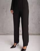 vices Costum cu sacou plisat croială ajustată și pantaloni drepți Cetillis Negru