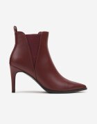 vices Elegante Botine Visinii cu toc cu vârf ascuțit și inserții elastice Domenia