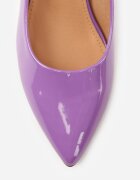 vices Escarpeni Mov pe toc cui cu branț din piele Caronella